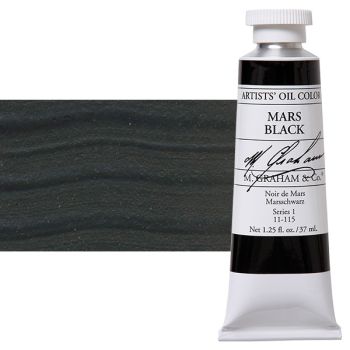 M. Graham Oil Color 37ml - Mars Black