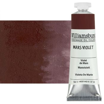 Williamsburg Handmade Oil Paint - Mars Violet, 37ml Tube