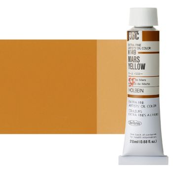 Holbein Extra-Fine Artists' Oil Color 20 ml Tube - Mars Yellow