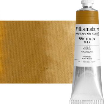 Williamsburg Handmade Oil Paint - Mars Yellow Deep, 150ml Tube