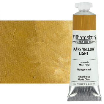 Williamsburg Handmade Oil Paint - Mars Yellow Light, 37ml Tube