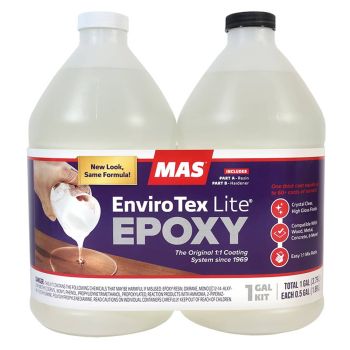 EnviroTex Lite® Gallon Kit 1/2 gallon Resin, 1/2 gallon Hardener
