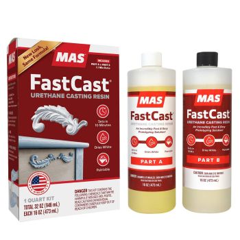 FastCast Urethane Casting Resin 32oz Kit by MAS
