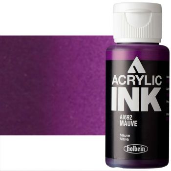 Holbein Acrylic Ink 30ml Mauve