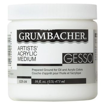 GRUM ACRYLIC GESSO 16OZ 