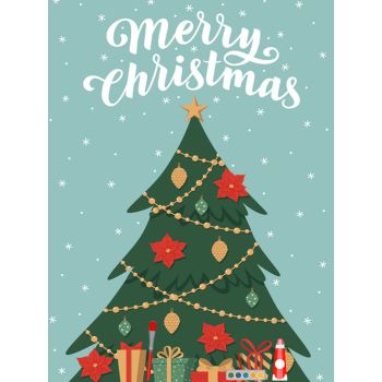 Merry Christmas Artist eGift Card  - Christmas Tree