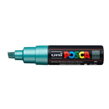 Posca Acrylic Paint Marker 0.8 mm Broad Tip Metallic Green