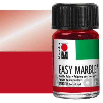 Marabu Easy Marble Metallic Red 15ml Jar