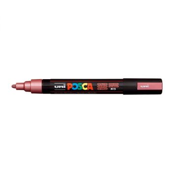 Posca Acrylic Paint Marker 1.8-2.5 mm Medium Tip Metallic Red