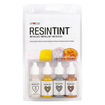 ArtResin Resin Tint 1/2 oz Set Of 4 Metallic Colors