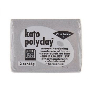 Van Aken Kato Polyclay 2oz Metallic Silver