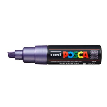 Posca Acrylic Paint Marker 0.8 mm Broad Tip Metallic Violet