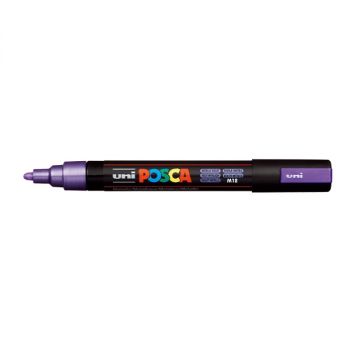Posca Acrylic Paint Marker 1.8-2.5 mm Medium Tip Metallic Violet 