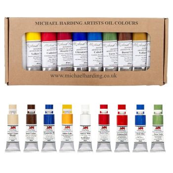 Michael Harding Oils Plein Air Painter Oils Set of 10