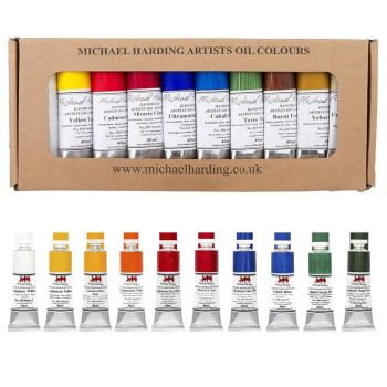 Michael Harding:  Plein Air Master Set of 10, 40 ml tub