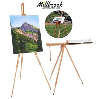Millbrook All Media Wood Field Easel