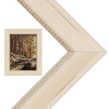 Constantine Cream Wood  Frame 8"x10" w/ Glass, Millbrook Collection