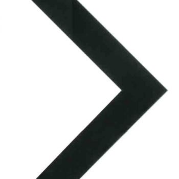 Millbrook Collection: Lisbon Black 1.5" 18"x24" With Acrylic