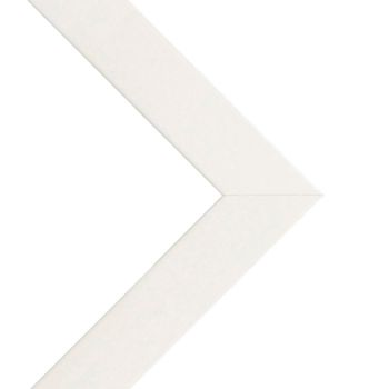 Millbrook Collection: Prague White Frame .75" 14"x18" with Glass