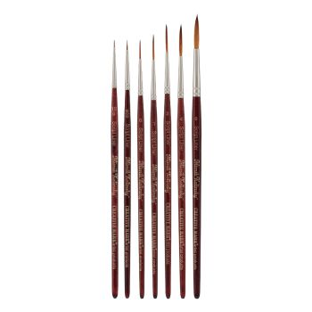 Synthetic Script Liner Brush Set of 6