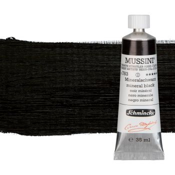 Schmincke Mussini Oil Color 35ml - Mineral Black