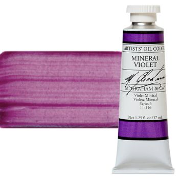 M Graham Oil Color 1.25Oz/37Ml Mineral Violet