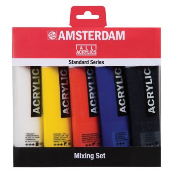 Amsterdam Standard Acrylics 120ml Mixing Set Of 5 Tubes