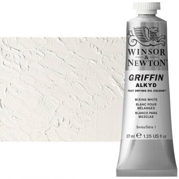 Griffin Alkyd Fast-Drying Oil Color 37 ml Tube - Mixing White 