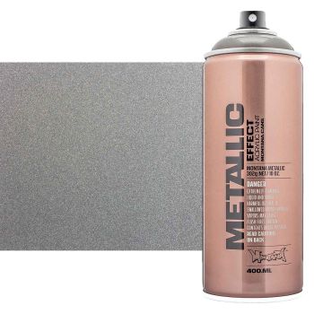 Montana Effect Spray Can 400ml Metallic Silver Montana Silver