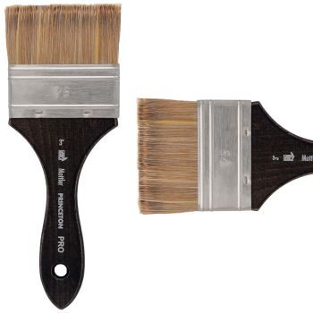 Princeton Pro Series 6000 Synthetic Brush - Mottler, Short Handle, Size 3"