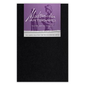 Multimedia Artboard Pastel Panels 18" x 24", Black, Pack of 5