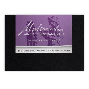 Multimedia Artboard Pastel Panels 5" x 7", Black, Pack of 10