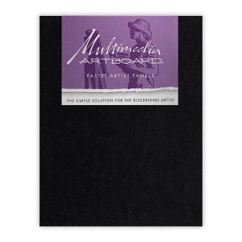 Multimedia Artboard Pastel Panels 8" x 10", Black, Pack of 5