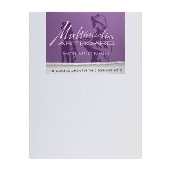 Multimedia Artboard Pastel Panels 12" x 16", White, Pack of 5