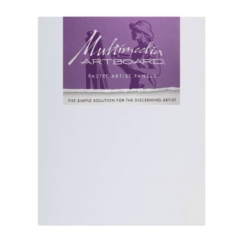 Multimedia Artboard Pastel Panels 8" x 10", White, Pack of 5