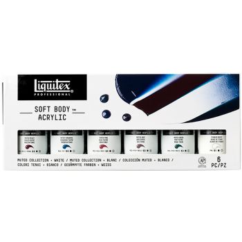 Liquitex Professional Soft Body Acrylic 59ml Muted Collection + White