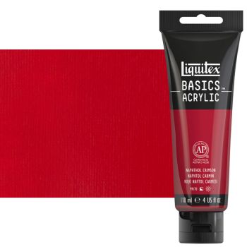 Liquitex Basics Acrylic Paint Naphthol Crimson 4oz