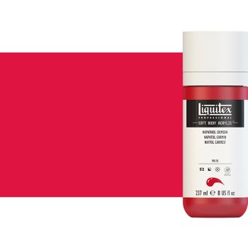 Liquitex Professional Soft Body Acrylic 8oz Naphthol Crimson