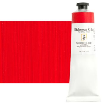 Shiva Signature Permanent Artist Oil Color 150 ml Tube - Napthol Red Medium