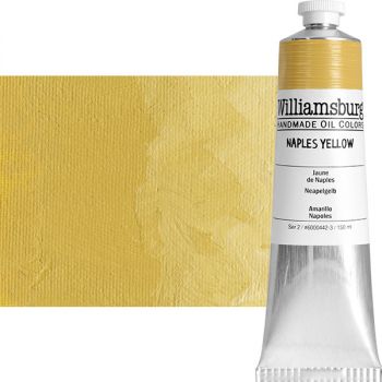 Williamsburg Handmade Oil Paint - Naples Yellow, 150ml Tube