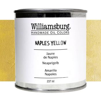 Williamsburg Handmade Oil Paint - Naples Yellow, 237ml Can