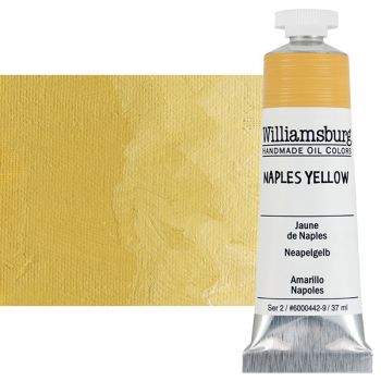 Williamsburg Handmade Oil Paint - Naples Yellow, 37ml Tube