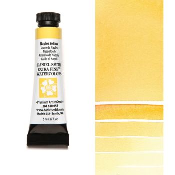 Daniel Smith Extra Fine Watercolors - Naples Yellow, 5 ml Tube