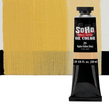 SoHo Artist Oil Color Naples Yellow Hue 50ml Tube