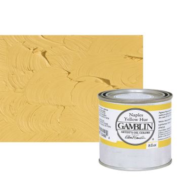 Gamblin Artists Oil - Naples Yellow Hue, 8oz Can