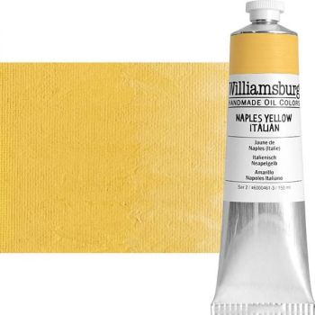 Williamsburg Handmade Oil Paint - Naples Yellow Italian, 150ml Tube