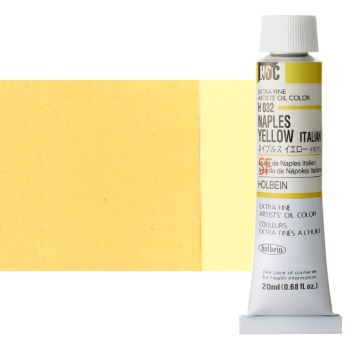 Holbein Extra-Fine Artists' Oil Color 20 ml Tube - Naples Yellow Italian