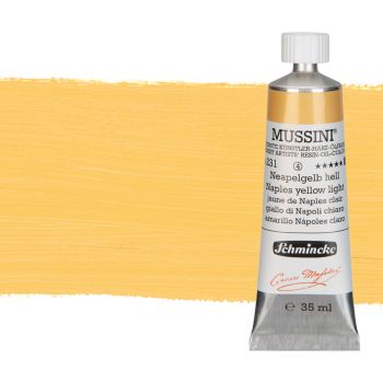 Schmincke Mussini Oil Color 35ml Tube - Naples Yellow Light