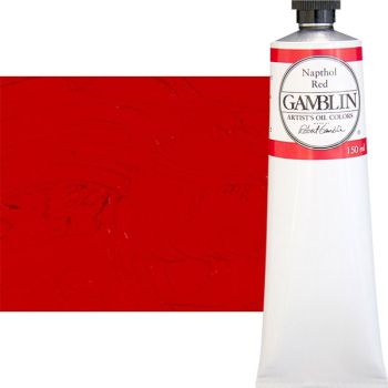 Gamblin Artist's Oil Color 150 ml Tube - Napthol Red