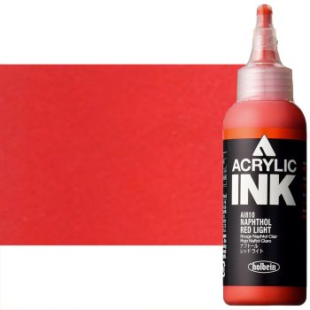 Holbein Acrylic Ink 100ml Naphthol Red Light